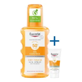 Eucerin Sun Oil Control Body transparentno pršilo LSF 50 + , 200 ml