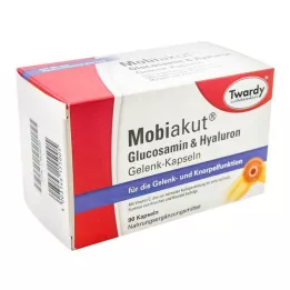 MOBIAKUT Glukozamin &amp; Hyaluron kapsule za sklepe, 90 kos