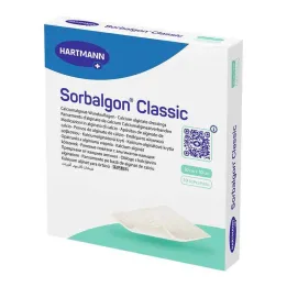 Sorbalgon Classic 10x10 cm obloga iz kalcijevega alginata, 10 kos
