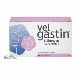 Velgastin žvečljive tablete za napenjanje, 50 kom