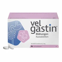 Velgastin žvečljive tablete za napenjanje, 100 kom