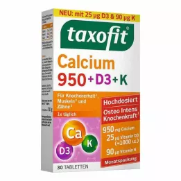TAXOFIT Kalcij 950+D3+K tablete, 30 kom