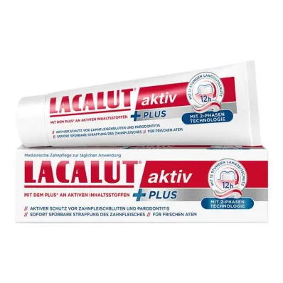 Zobna pasta Lacalut Aktiv Plus, 75 ml Zobna pasta Lacalut Aktiv Plus, 75 ml