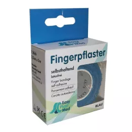 UM EASYPLAST Obliž za prste samolepilni 2,5 cm x 5 m moder, 1 kos