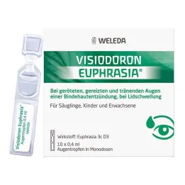Visiodoron Euphrasia kapljice za oko v monoodmerkih, 10X0,4 ml