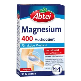 Abbey Magnesium 400 visokoodmernih tablet, 30 kos