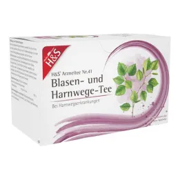 H&amp;S® čajne filter vrečke za mehur in sečila, 20X2 g