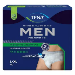 TENA® MEN PREMIUM FIT Hlače Maxi L/XL za inkontinenco, 10 kosov