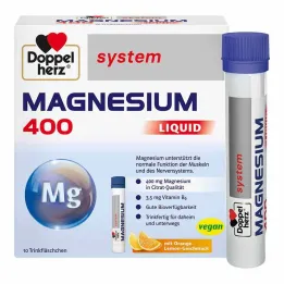 Doppelherz Magnesium 400 Liquid System ampula za pitje, 10 kos