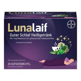 Vrečke za tople napitke Lunalaif Good Sleep, 20 kos