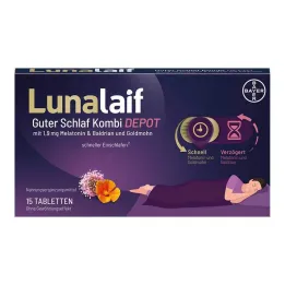 Lunalaif Good Sleep Combi Depot tablete, 15 kos