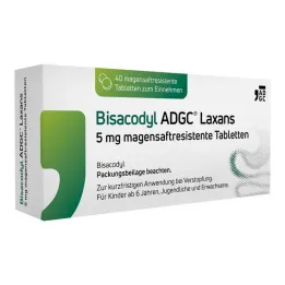 Bisakodil ADGC® odvajalo 5 mg gastrorezistentne tablete, 40 tablet