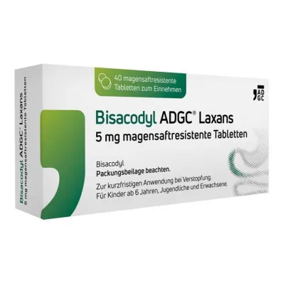 Bisakodil ADGC® odvajalo 5 mg gastrorezistentne tablete, 40 tablet Bisakodil ADGC® odvajalo 5 mg gastrorezistentne tablete, 40 tablet