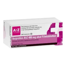 Ibuprofen AbZ 400 mg akutne filmsko obložene tablete, 50 kos