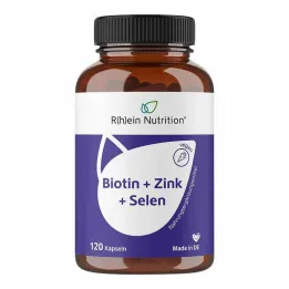 Biotin + cink + selen za kožo, lase &amp; kapsule za nohte, 120 kosov
