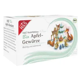 H&amp;S Filter vrečka z organskimi jabolčnimi začimbami Winter Tea (20x2,0 g)