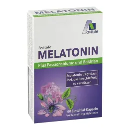 Melatonin + pasijonka + baldrijan kapsule, 60 kos