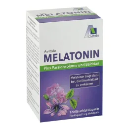 Melatonin + pasijonka + baldrijan kapsule, 120 kosov