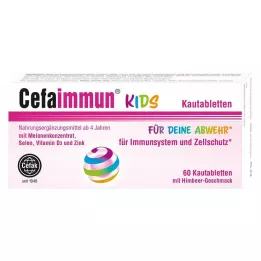 CEFAIMMUN KIDS Žvečljive tablete, 60 kos