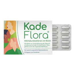 Kadeflora mlečnokislinske bakterije z biotinom kapsule, 30 kosov