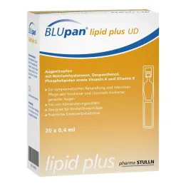 Blupan lipid plus UD kapljice za oko, 20X0,4 ml