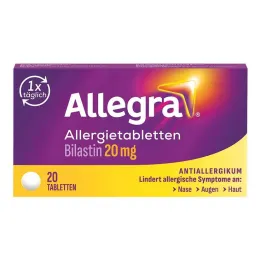 Allegra alergijske tablete 20 mg tablete, 20 kom