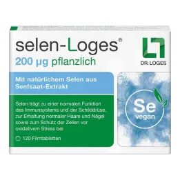 Selen-Loges 200 µg rastlinske filmsko obložene tablete, 120 kos