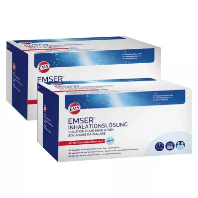 EMSER Inhalacijska raztopina, 2X60 kos EMSER Inhalacijska raztopina, 2X60 kos