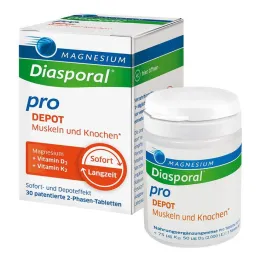 Magnesium Diasporal pro D3 + K2 Depot Muscle + Bone tablete, 30 kos
