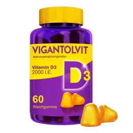 VIGANTOLVIT 2000 I.U. Vitamin D3 mehke dlesni, 60 kosov