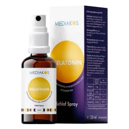 MELATONIN ASHWAGANDHA Mediakos Sleep Spray vegan 20 ml sprej, 20 ml