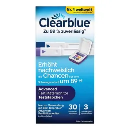 Clearblue testne paličice za spremljanje plodnosti 30 + 3, 33 kos