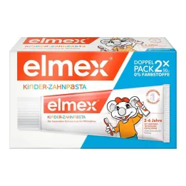 Elmex otroška zobna pasta 2 - 6 let dvojno pakiranje, 2x50 ml