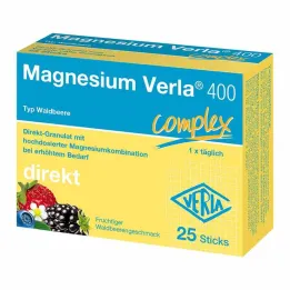 Magnezij Verla 400 Wild Berry Direct zrnca, 25 kos