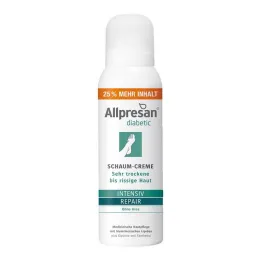 Allpresan Diabetic Inten.+ Krema za popravilo brez urea pene, 125 ml