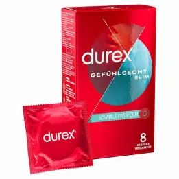 DUREX Tanki kondomi za pravi občutek, 8 kosov