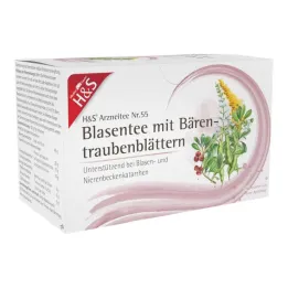 H&amp;S Filter vrečka Bubble tea z listi medvejke, 20X2,0 g