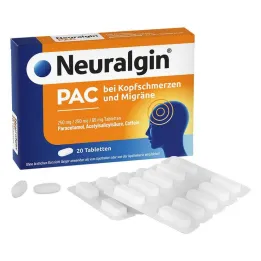 Neuralgin PAC za glavobole in migrene tablete, 20 kom