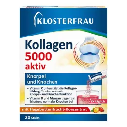 Klosterfrau Collagen 5000 aktivne granulirane palčke, 20 kosov