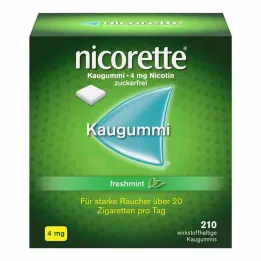 nicorette® žvečilni gumi freshmint, 4 mg nikotina, 210 kosov