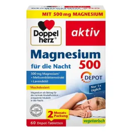 Doppelherz Magnezij 500 za nočne tablete, 60 kosov