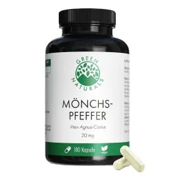 Green Naturals Monks pepper 20 mg visokoodmerne kapsule, 180 kosov