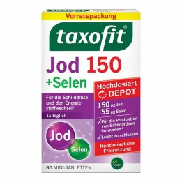Taxofit jod 150 + selen tablete, 60 kom