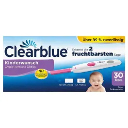Digitalni test ovulacije plodnosti Clearblue, 30 kosov