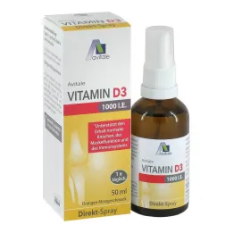 Vitamin D3 1000 ie direktno pršilo, 50 ml