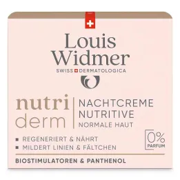 Widmer nutriderm nočna krema Nutritive brez P., 50 ml