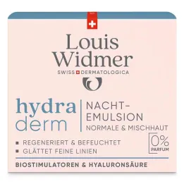 Widmer hydraderm nočna emulzija brez P., 50 ml