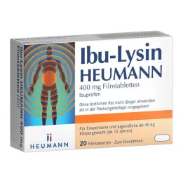 Ibu-Lizin Heumann 400 mg filmsko obložene tablete, 20 tablet