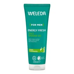 Gel za prhanje Weleda for Men Energy Fresh 3v1, 200 ml