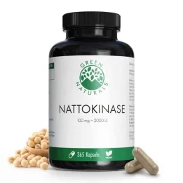 Green Naturals Nattokinase 100 mg kapsule veganske (365 kosov)